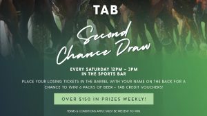 TAB Second Chance Draw at Gympie RSL