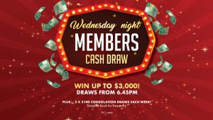 Wednesday Night Members Cash Draw at Gympie RSL